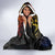 Philippines Sarimanok Hooded Blanket Papanok Legendary Bird Okir Polynesian Pattern