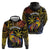 Philippines Sarimanok Hoodie Papanok Legendary Bird Okir Polynesian Pattern