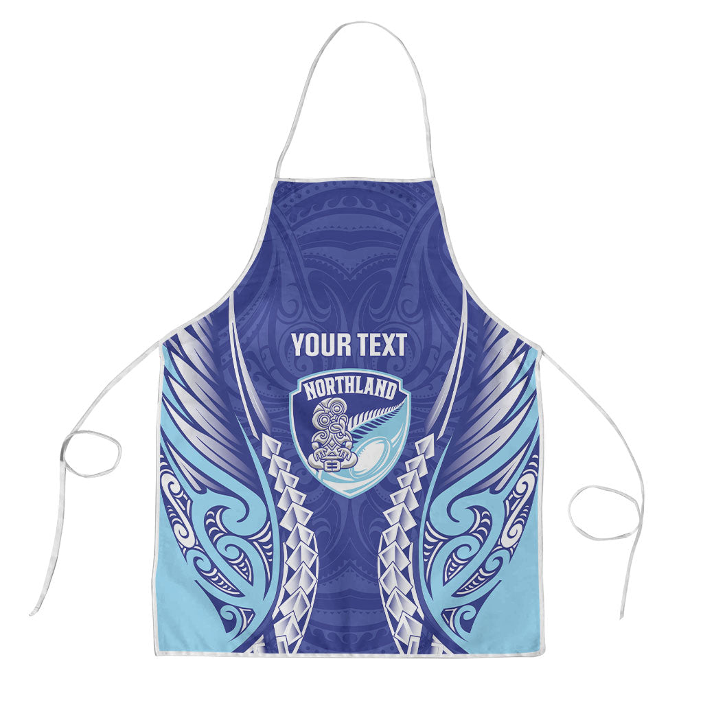 Northland 2026 Rugby Custom Apron NZ Maori Silver Fern LT14 Blue - Polynesian Pride