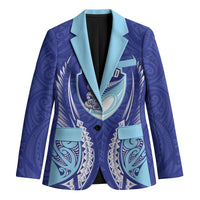 Northland 2026 Rugby Custom Blazer NZ Maori Silver Fern LT14 Unisex Blue - Polynesian Pride