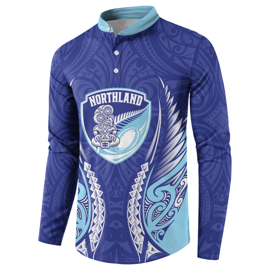 Northland 2026 Rugby Custom Button Sweatshirt NZ Maori Silver Fern LT14 - Polynesian Pride