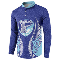 Northland 2026 Rugby Custom Button Sweatshirt NZ Maori Silver Fern LT14 - Polynesian Pride