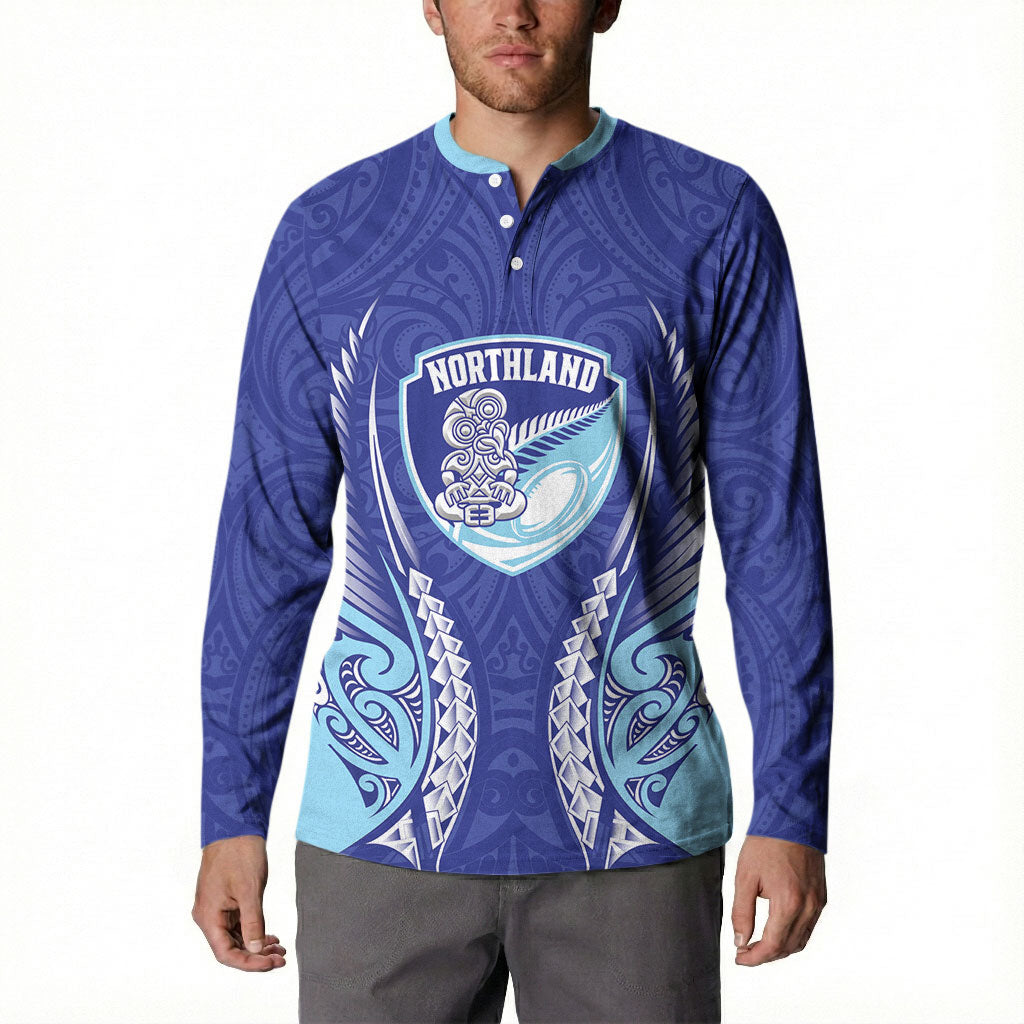 Northland 2026 Rugby Custom Button Sweatshirt NZ Maori Silver Fern LT14 - Polynesian Pride