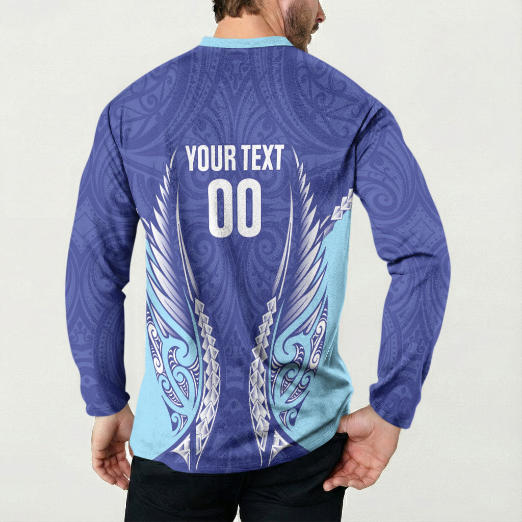 Northland 2026 Rugby Custom Button Sweatshirt NZ Maori Silver Fern LT14 - Polynesian Pride