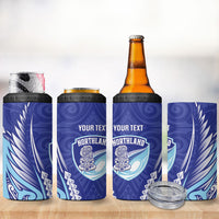Northland 2026 Rugby Custom 4 in 1 Can Cooler Tumbler NZ Maori Silver Fern LT14 - Polynesian Pride