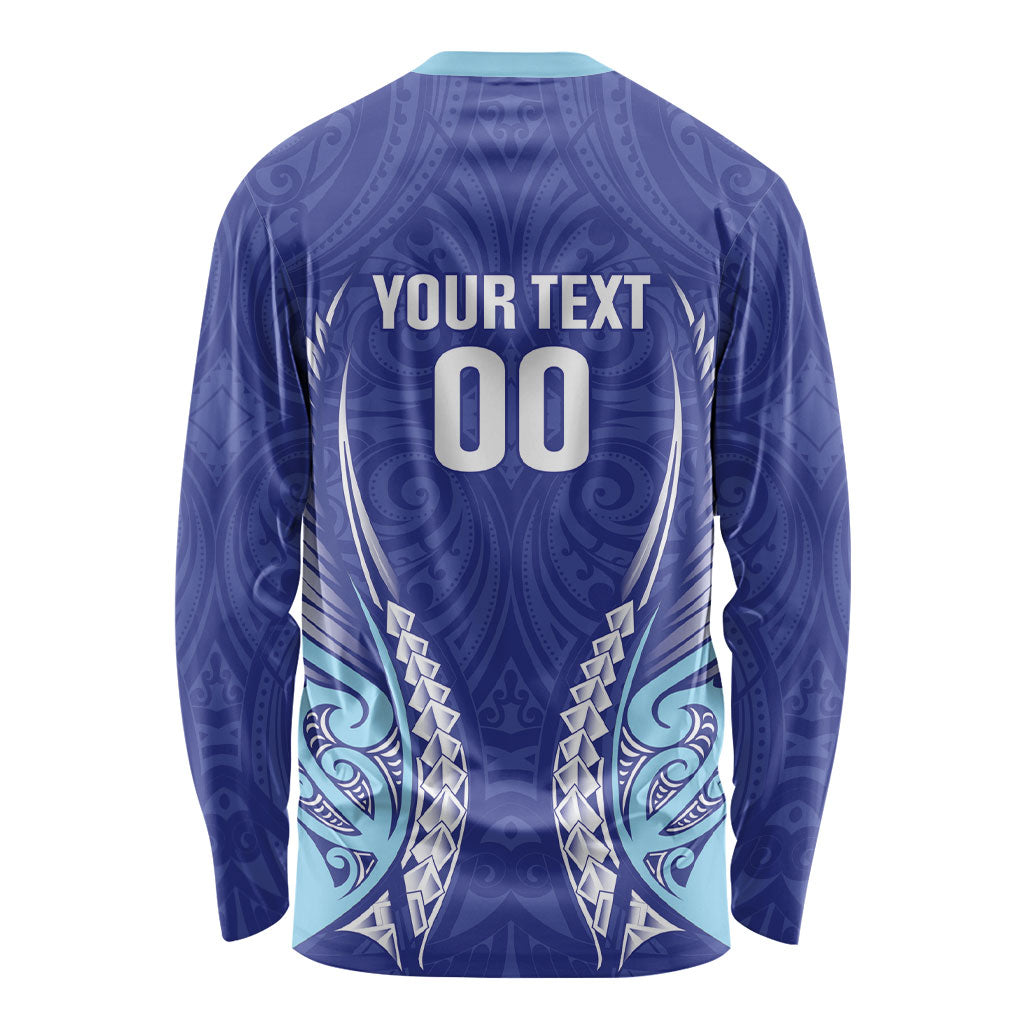 Northland 2026 Rugby Custom Long Sleeve Shirt NZ Maori Silver Fern LT14 - Polynesian Pride
