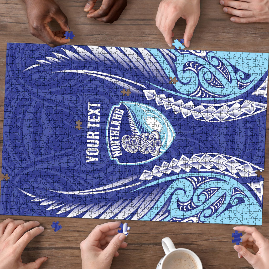 Northland 2026 Rugby Custom Puzzle NZ Maori Silver Fern LT14 - Polynesian Pride