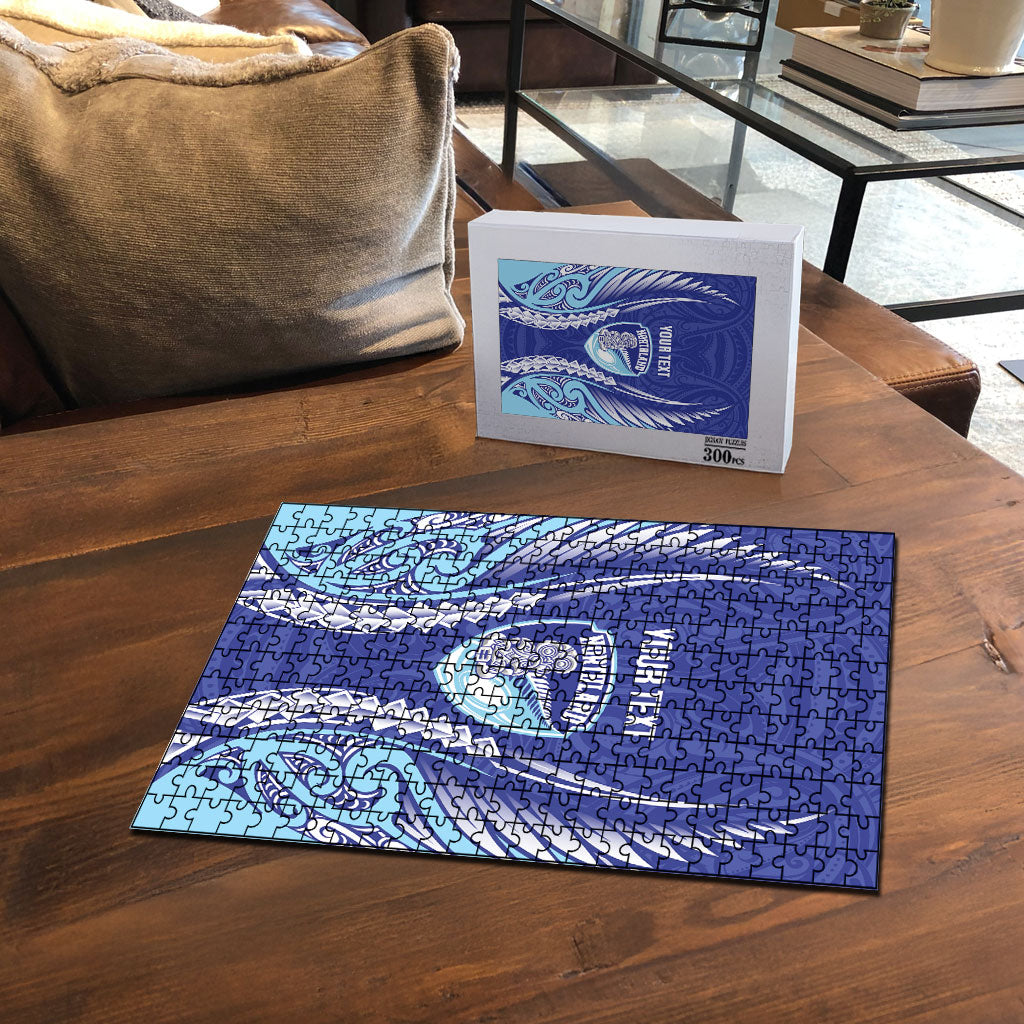 Northland 2026 Rugby Custom Puzzle NZ Maori Silver Fern LT14 - Polynesian Pride