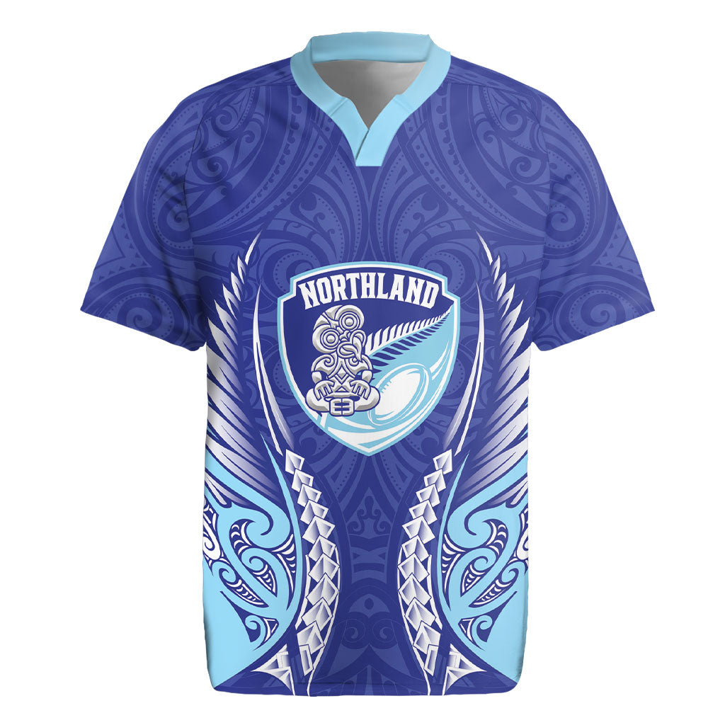 Northland 2026 Rugby Custom Rugby Jersey NZ Maori Silver Fern LT14 Blue - Polynesian Pride