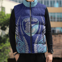 Northland 2026 Rugby Custom Sleeveless Puffer Jacket NZ Maori Silver Fern LT14 - Polynesian Pride