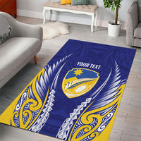 Otago 2026 Rugby Custom Area Rug NZ Maori Silver Fern LT14 - Polynesian Pride