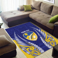Otago 2026 Rugby Custom Area Rug NZ Maori Silver Fern LT14 - Polynesian Pride
