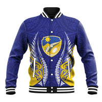 Otago 2026 Rugby Custom Baseball Jacket NZ Maori Silver Fern LT14 Unisex Blue - Polynesian Pride