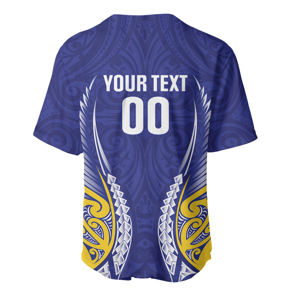 Otago 2026 Rugby Custom Baseball Jersey NZ Maori Silver Fern LT14 - Polynesian Pride