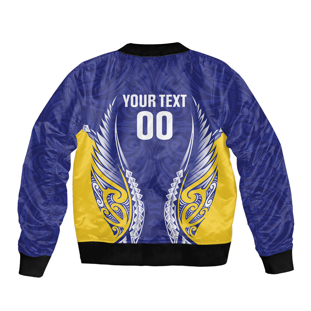 Otago 2026 Rugby Custom Bomber Jacket NZ Maori Silver Fern LT14 - Polynesian Pride
