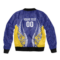 Otago 2026 Rugby Custom Bomber Jacket NZ Maori Silver Fern LT14 - Polynesian Pride