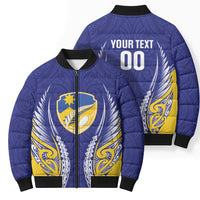 Otago 2026 Rugby Custom Bomber Puffer Jacket NZ Maori Silver Fern LT14 - Polynesian Pride
