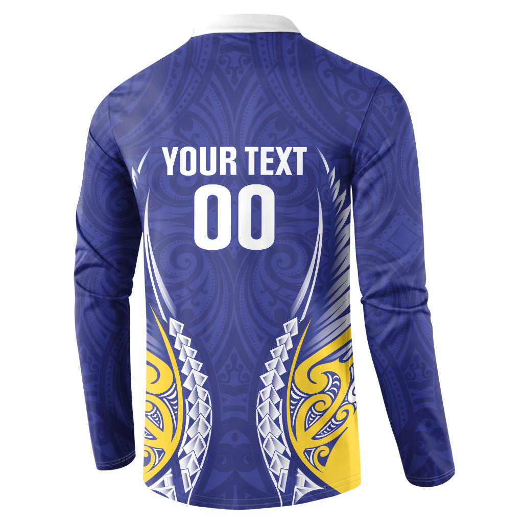 Otago 2026 Rugby Custom Button Sweatshirt NZ Maori Silver Fern LT14 - Polynesian Pride
