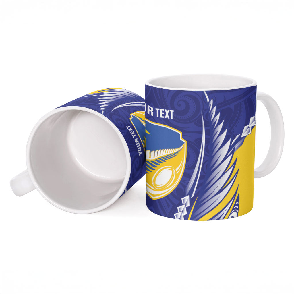 Otago 2026 Rugby Custom Ceramic Mug NZ Maori Silver Fern LT14 - Polynesian Pride