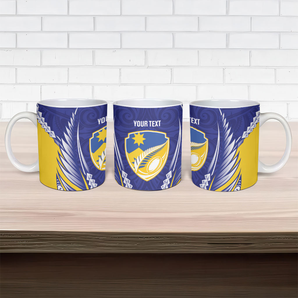 Otago 2026 Rugby Custom Ceramic Mug NZ Maori Silver Fern LT14 - Polynesian Pride