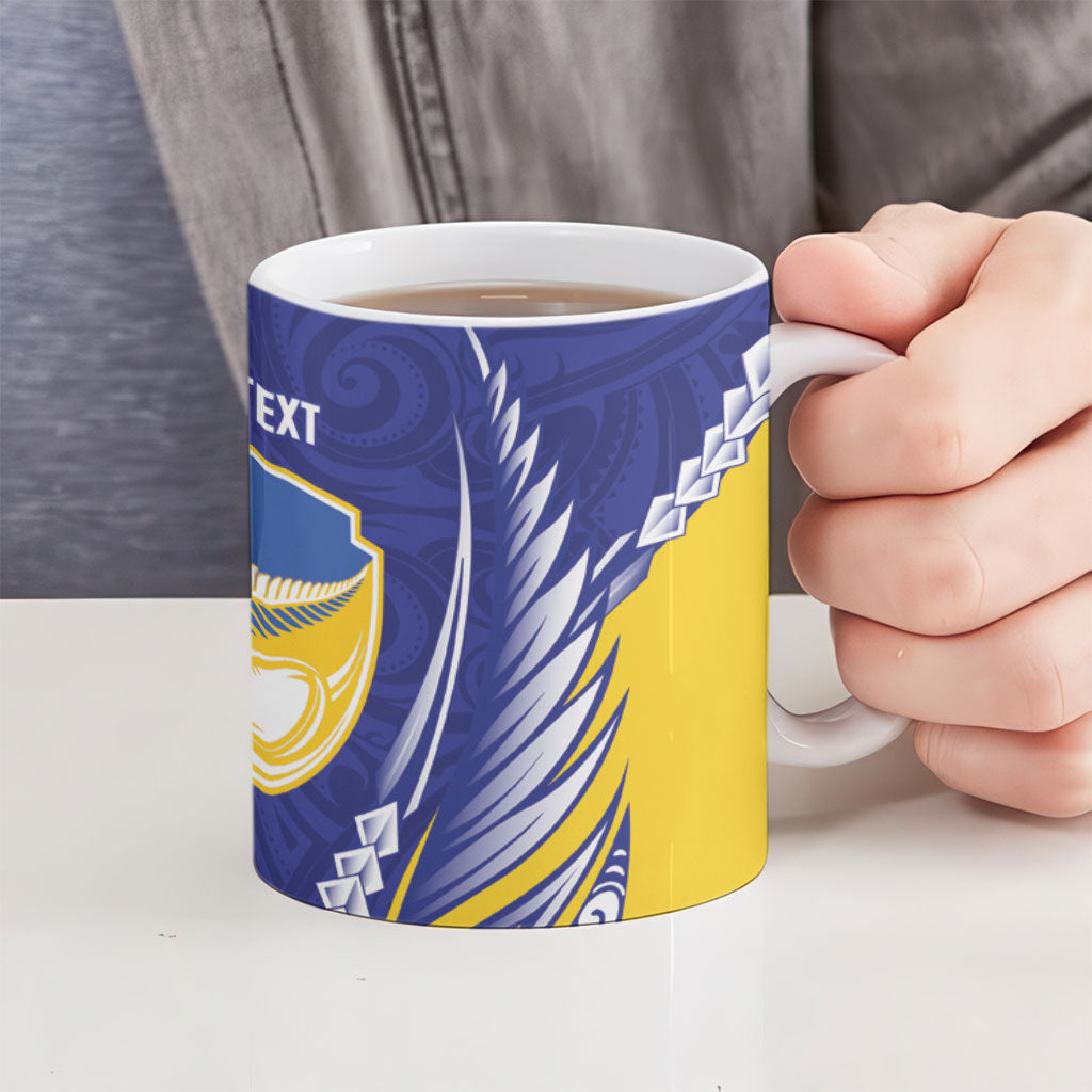 Otago 2026 Rugby Custom Ceramic Mug NZ Maori Silver Fern LT14 - Polynesian Pride