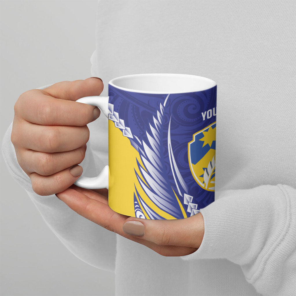Otago 2026 Rugby Custom Ceramic Mug NZ Maori Silver Fern LT14 - Polynesian Pride