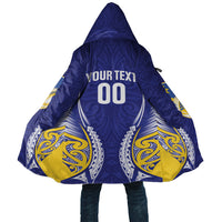 Otago 2026 Rugby Custom Cloak NZ Maori Silver Fern LT14 Unisex Blue - Polynesian Pride