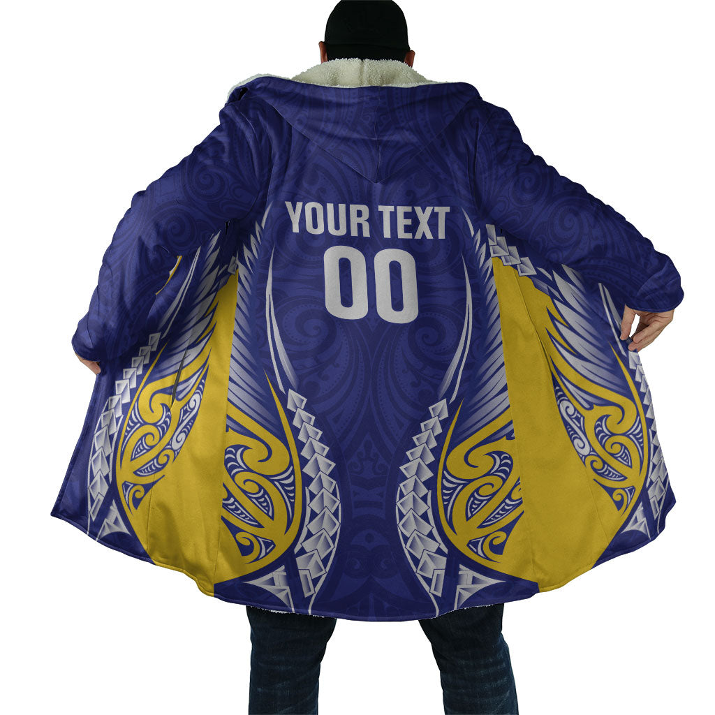 Otago 2026 Rugby Custom Cloak NZ Maori Silver Fern LT14 - Polynesian Pride