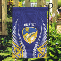 Otago 2026 Rugby Custom Garden Flag NZ Maori Silver Fern LT14 Garden Flag Blue - Polynesian Pride