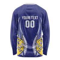 Otago 2026 Rugby Custom Long Sleeve Shirt NZ Maori Silver Fern LT14 - Polynesian Pride
