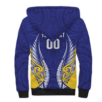 Otago 2026 Rugby Custom Sherpa Hoodie NZ Maori Silver Fern LT14 - Polynesian Pride