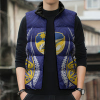 Otago 2026 Rugby Custom Sleeveless Puffer Jacket NZ Maori Silver Fern LT14 - Polynesian Pride