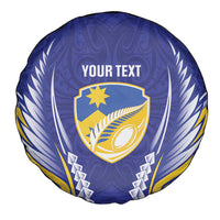 Otago 2026 Rugby Custom Spare Tire Cover NZ Maori Silver Fern LT14 - Polynesian Pride