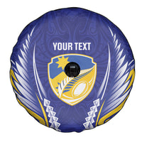 Otago 2026 Rugby Custom Spare Tire Cover NZ Maori Silver Fern LT14 - Polynesian Pride