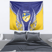 Otago 2026 Rugby Custom Tapestry NZ Maori Silver Fern LT14 - Polynesian Pride