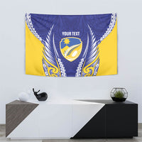 Otago 2026 Rugby Custom Tapestry NZ Maori Silver Fern LT14 - Polynesian Pride