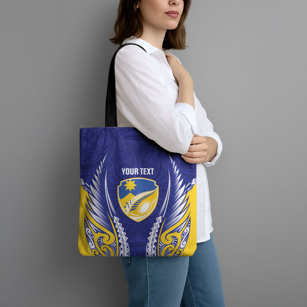 Otago 2026 Rugby Custom Tote Bag NZ Maori Silver Fern LT14 - Polynesian Pride