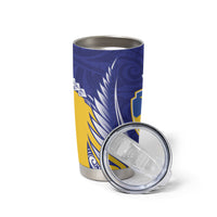 Otago 2026 Rugby Custom Tumbler Cup NZ Maori Silver Fern LT14 - Polynesian Pride