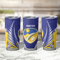 Otago 2026 Rugby Custom Tumbler Cup NZ Maori Silver Fern LT14 - Polynesian Pride