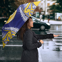 Otago 2026 Rugby Custom Umbrella NZ Maori Silver Fern LT14 - Polynesian Pride