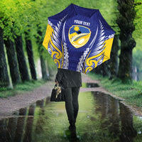Otago 2026 Rugby Custom Umbrella NZ Maori Silver Fern LT14 - Polynesian Pride