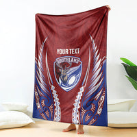 Southland 2026 Rugby Custom Blanket NZ Maori Silver Fern LT14 - Polynesian Pride