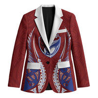 Southland 2026 Rugby Custom Blazer NZ Maori Silver Fern LT14 Unisex Maroon - Polynesian Pride