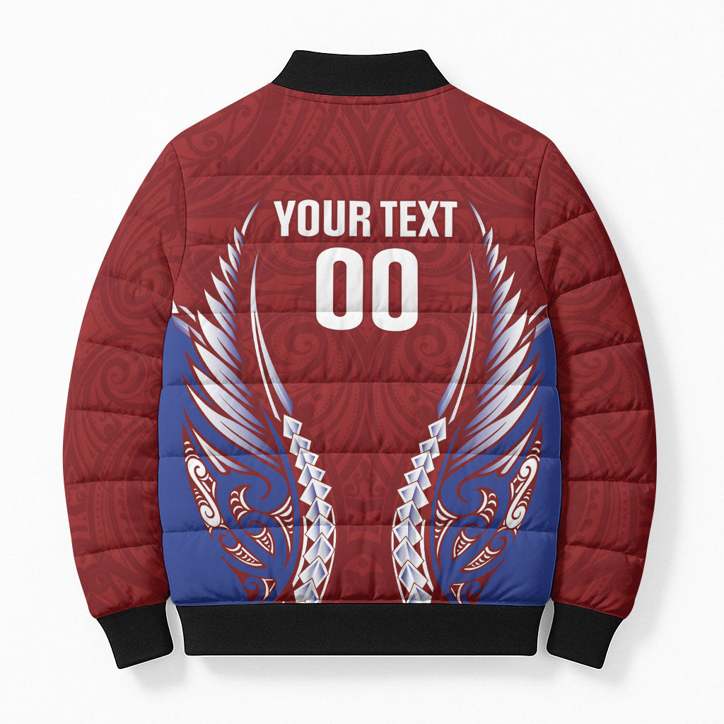 Southland 2026 Rugby Custom Bomber Puffer Jacket NZ Maori Silver Fern LT14 - Polynesian Pride