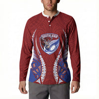 Southland 2026 Rugby Custom Button Sweatshirt NZ Maori Silver Fern LT14 - Polynesian Pride