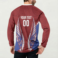 Southland 2026 Rugby Custom Button Sweatshirt NZ Maori Silver Fern LT14 - Polynesian Pride