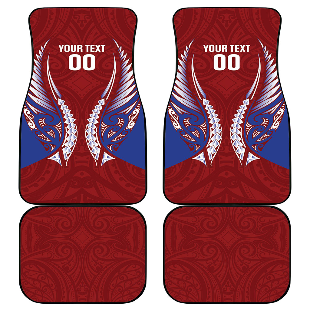 Southland 2026 Rugby Custom Car Mats NZ Maori Silver Fern LT14 - Polynesian Pride