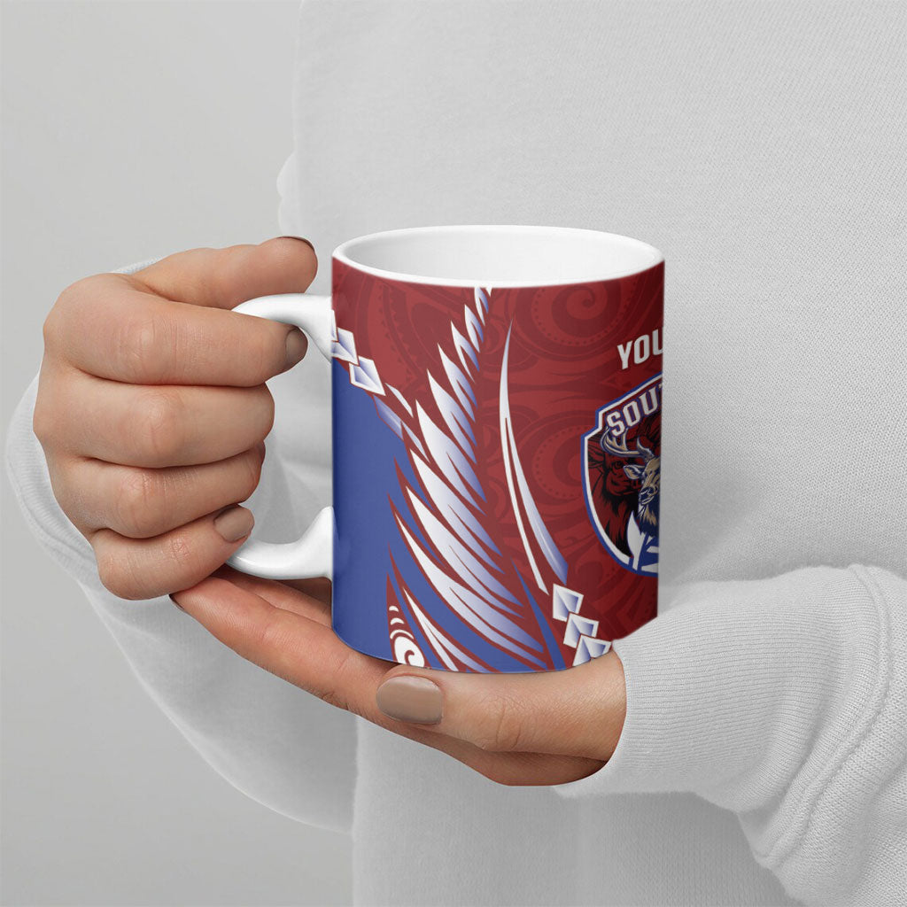 Southland 2026 Rugby Custom Ceramic Mug NZ Maori Silver Fern LT14 - Polynesian Pride