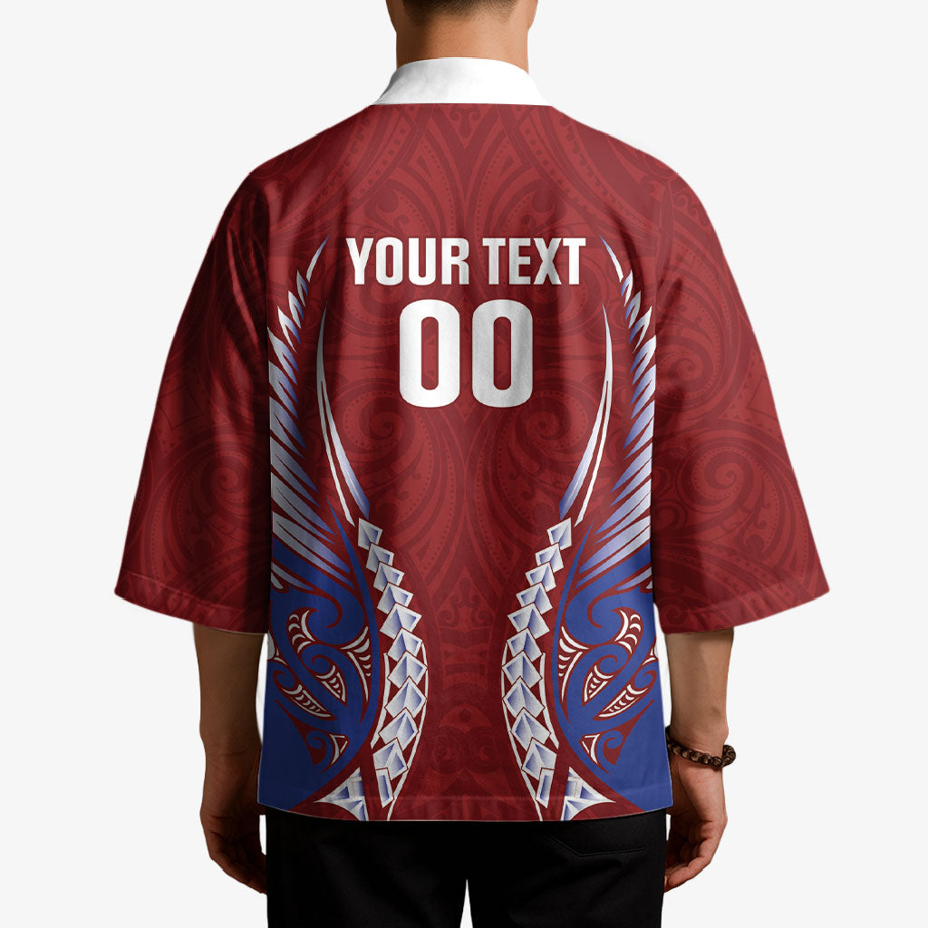 Southland 2026 Rugby Custom Kimono NZ Maori Silver Fern LT14 - Polynesian Pride
