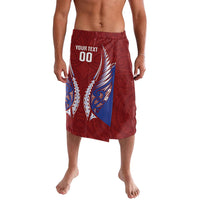 Southland 2026 Rugby Custom Lavalava NZ Maori Silver Fern LT14 Maroon - Polynesian Pride